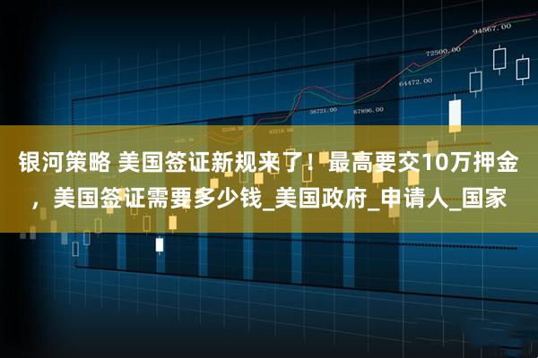 银河策略 美国签证新规来了！最高要交10万押金，美国签证需要多少钱_美国政府_申请人_国家
