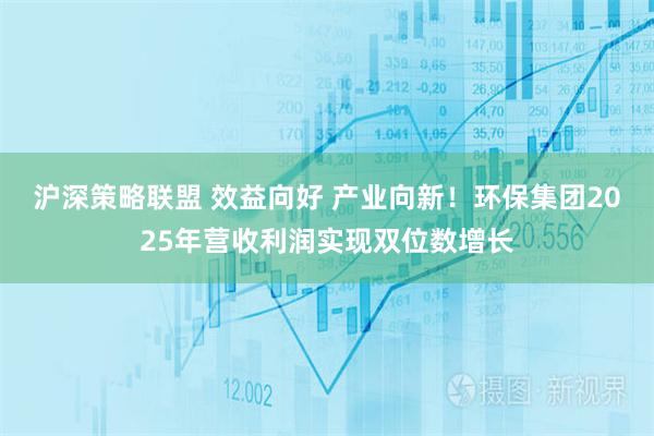 沪深策略联盟 效益向好 产业向新！环保集团2025年营收利润实现双位数增长