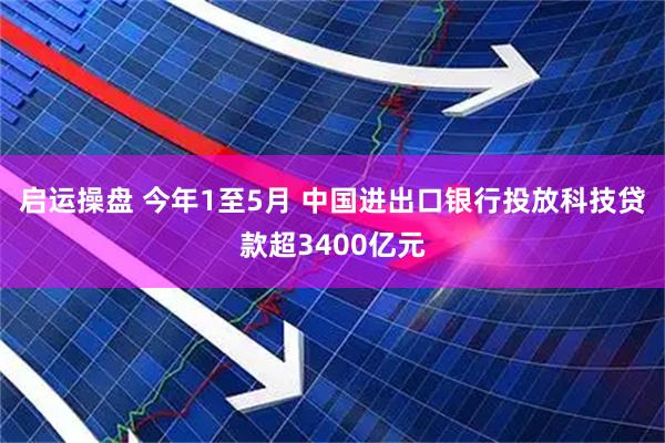 启运操盘 今年1至5月 中国进出口银行投放科技贷款超3400亿元